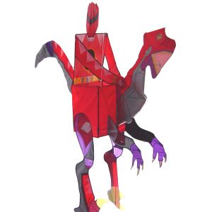 Fiberglass Frame Stackable Stunt Kites , Good Performance Single Line Kite 164