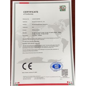 Zhengzhou Perfect Co., Ltd. Certifications