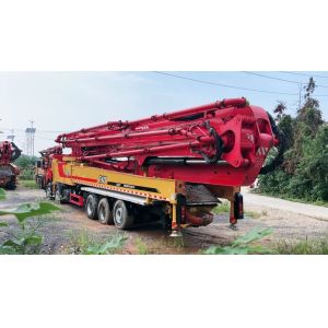 66m Mercedes Benz Used Concrete Pump Truck Truck Vibrating Amplitude 2.6mm and