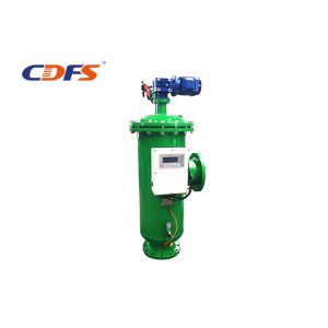 Quality Electronic Motor Automatic Self Cleaning Irrigation Filters , 65 ℃ Sand Water Filter for sale