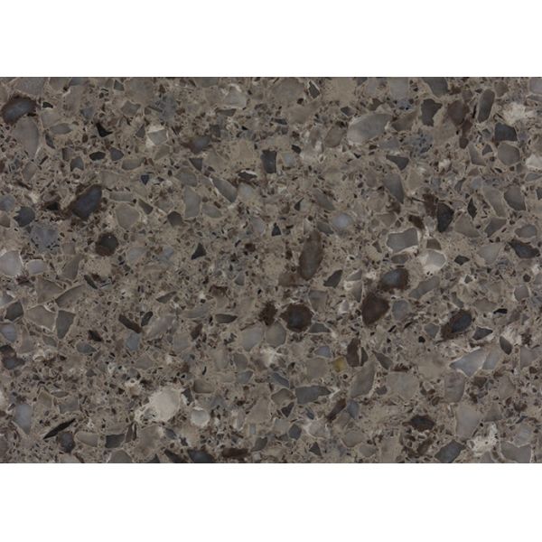 Buy Grey Crystal Artificial Quartz Kitchen Worktops Acid Resistant NSF Certificate at wholesale prices