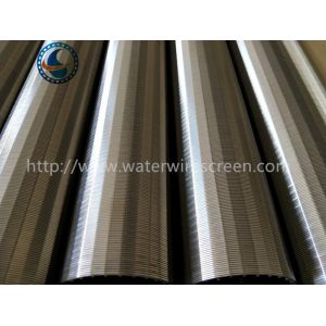 Ss304 Continuous Slot Wire Wrapped Screen For Geothermal Wells
