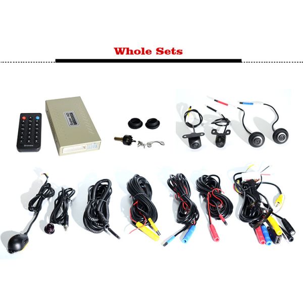 360 Degree Multi View Camera System 4 Way Video Recording And Playback