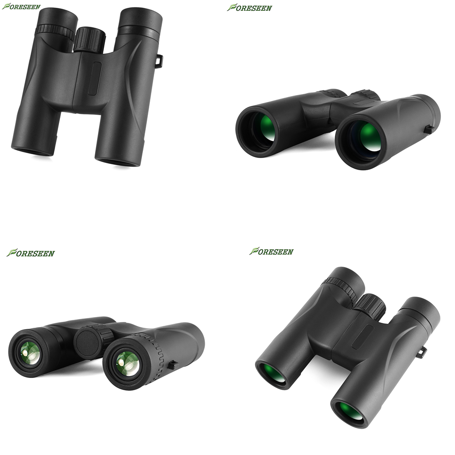 Zoom Lens 10x25 Compact Waterproof Binoculars 16.5mm Eyepieces Diametre Black Color