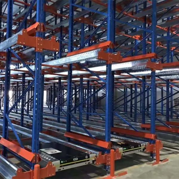 Buy Intensive Radio Shuttle Rack Intelligent Cold Storage Automatic Shuttle Racking System at wholesale prices