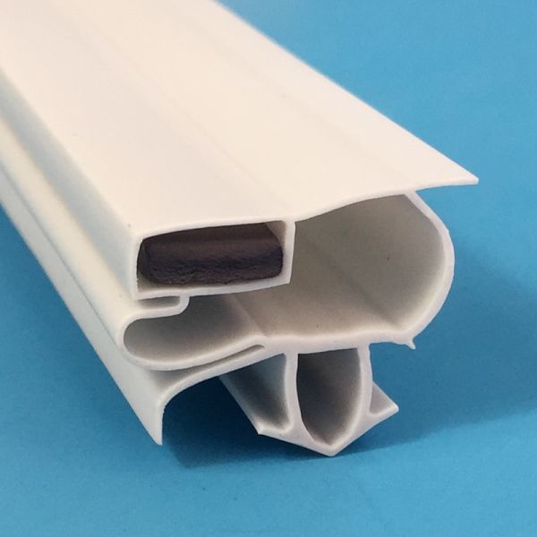 Extruded Processing PVC Refrigerator Door Gasket for Chiller 65 Shore Hardness