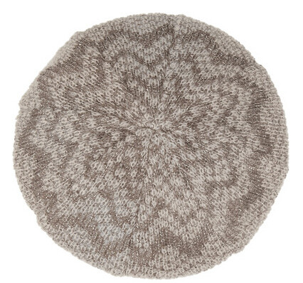Buy New arrival Metallic crochet-knit blend beret Hat at wholesale prices