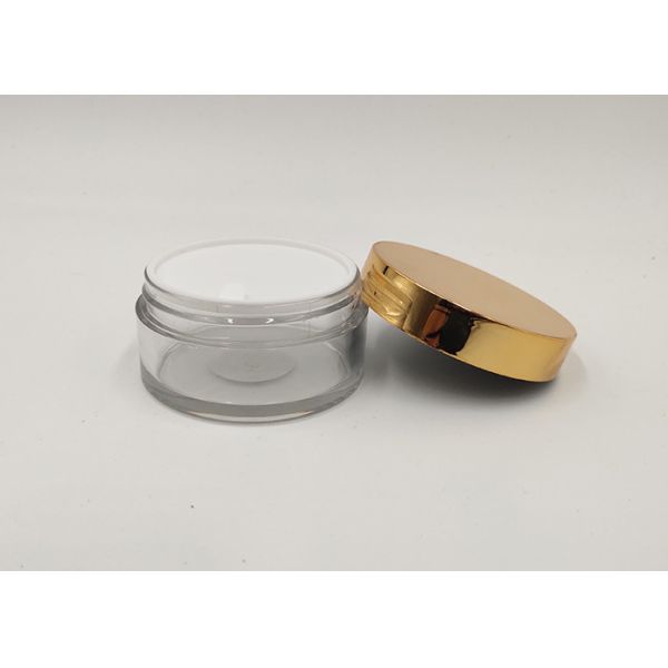 Buy 50ml PET Empty Lotion Jars Customized Logo at wholesale prices