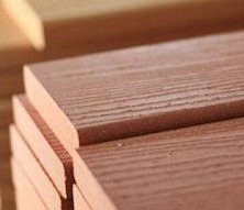 Quality Composite Solid Decking WPC Solid Board , Wood and plastic Composite DIY Boards for sale