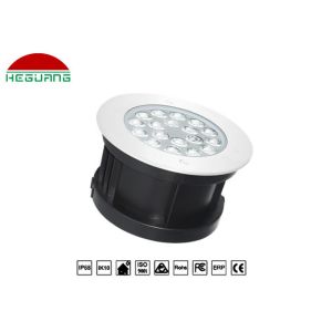 Small Pool Underwater LED Spotlights Dmx512 Muti Color SS316L 18W Excessed