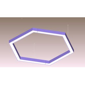 SMD5630 Hexagon Led Pendant Light HR600X75mm Hex Pendant Light