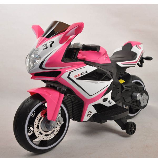 12V Electric Ride-On Motorcycle Car with Music and LED Lighting for Kids Manufactured