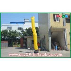 Inflatable Stick Man Yellow Inflatable Guy , Advertisement Air Dancers