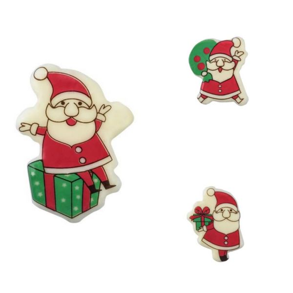 Christmas Theme Santa Claus Chocolate Mould , Edible Decorations Custom Chocolate Molds