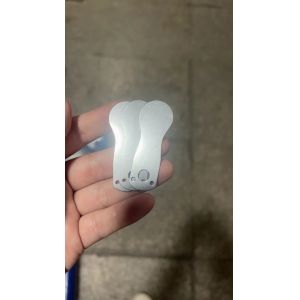 High-Precision Custom Stamped Aluminum Parts – Water-Drop Shaped Mounting