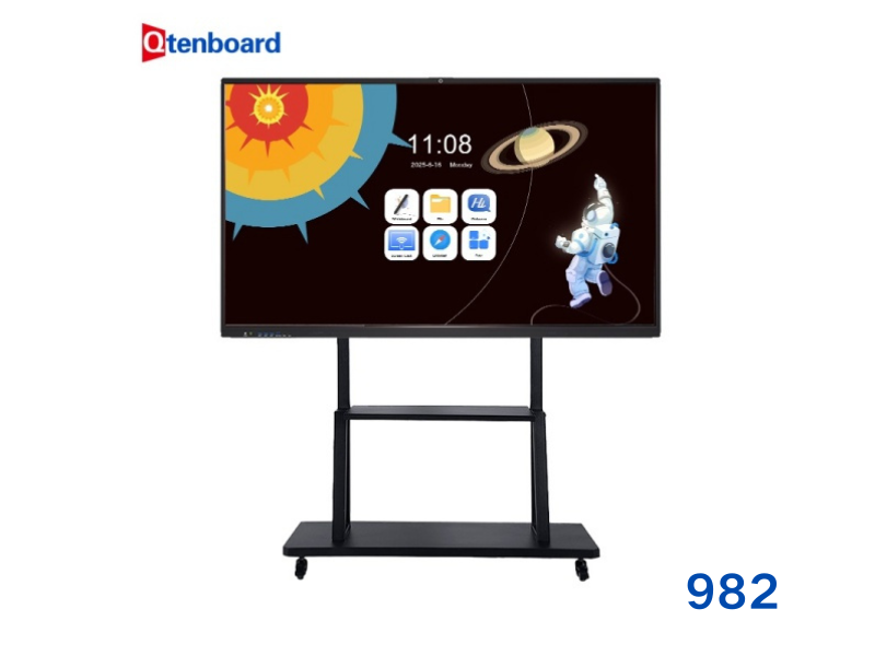 T982 Chip Eye-Protection Screen 65 75 86 Inch Integrated Android 14.0 System Free Updata Interactive Falt Panel
