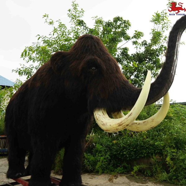 Full Size Realistic Woolly Mammoth Waterproof for Amusement Park