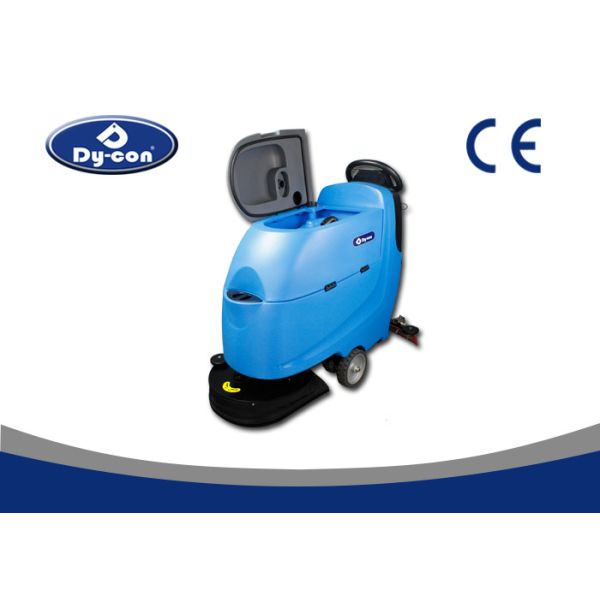 Buy One Key Control Compact Automatic Scrubber Floor Machine Ametek Vacuum Motor at wholesale prices