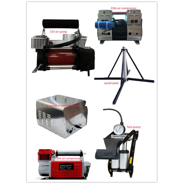 CCTV 6m 20ft Self Locking Pneumatic Telescopic Rod