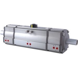 180 degree three position pneumatic actuator for valve
