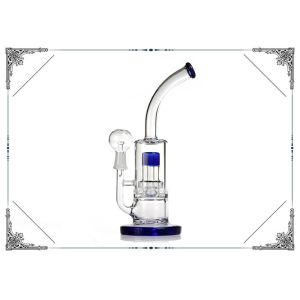 Showerhead Perc Glass Bongs Hookah Smoking Pipes Thickness 5mm