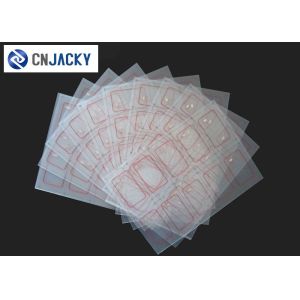 Quality 2 * 5 / 3 * 8 Layout Clear Transparent Smart Card Inlay for sale