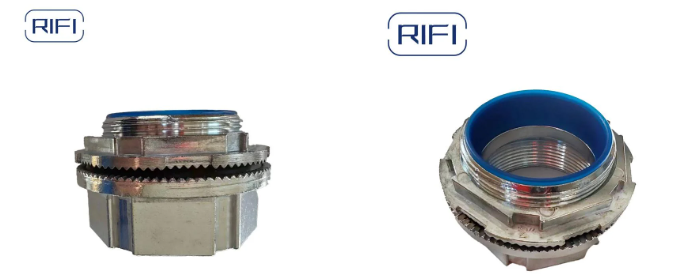 1/2-4 Inch High Quality Threaded Zinc Hub With Yellow Or Blue Gasket And No Grounding