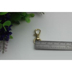Bag accessories parts zinc alloy round 10 mm small claw snap hook clip for metal