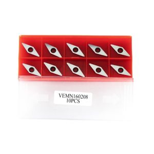 10PCS Diamond Carbide Inserts Cutters Knives Blades With Radius Points For