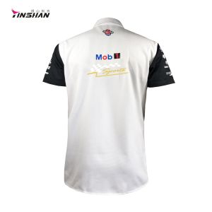 Custom Printing 100% Polyester F1 Car Racing and Motorcycle Pit Crew Wear Direct