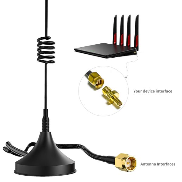 50 Ohm Input Impendence Magnetic Base 433Mhz Suction Antenna for Ham Radio V.S.W.R ≤2.0