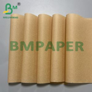 38g Brown Greaseproof Paper 100% Virgin Pulp Waxed Wrapping Board