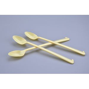 Plastic Long Mini 6 Wedding Birthday Party Tableware Dessert Spoons
