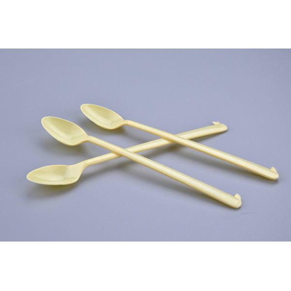Buy Plastic Long Mini 6" Wedding Birthday Party Tableware Dessert Spoons at wholesale prices