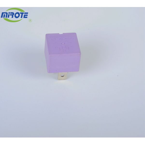 Purple cover 80 amp car relay, 24 volt relay 4 pin metal plate high power