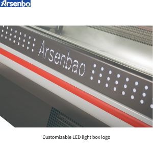 Stainless Steel Deli Display Cooler Countertop 580W Practical