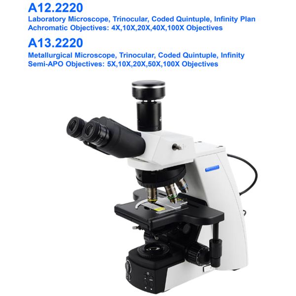 OPTO-EDU A12.2220 Infinity Trinocular Biological Laboratory Microscope