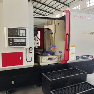 YK3180 4 Axis CNC Gear Hobbing Machine with Max Modulus 10mm and 800mm