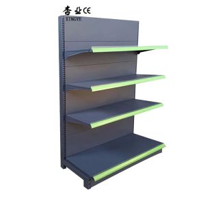 Factory customized color size Milk white single-sided supermarket shelf 180cm