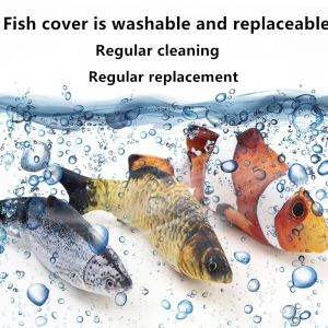 Flippy Dancing Fish Interactive Pets Catnip Cat Toy Moving Fish