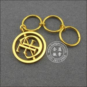 Quality gold-plated zinc alloy custom YSK09 Key Chains for sale