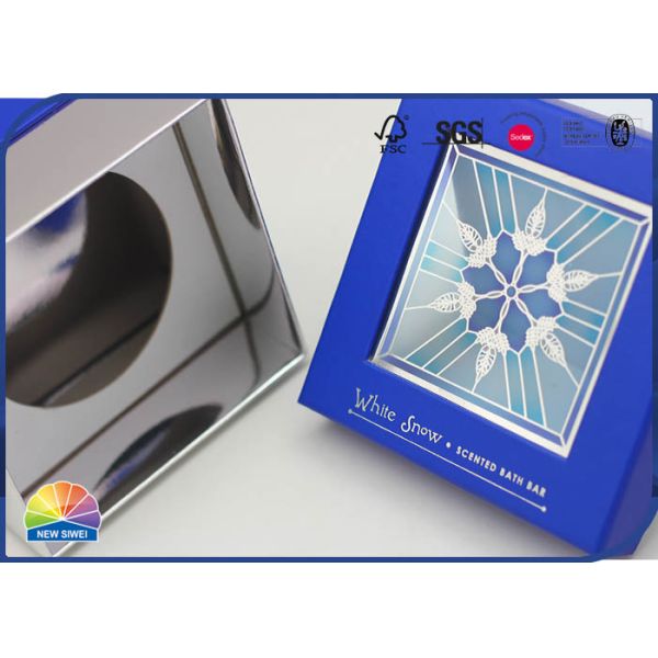 Custom Printed Color Size Luxury Rigid Shoulder Box For Bath Soaps Gifts