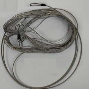 1.2mm Wire Diameter 25x25mm Hole Size Fall Prevention Balustrade Cable Mesh Safety Net