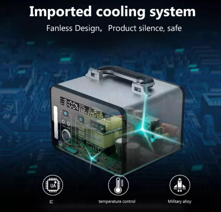 220V 500W Lifepo4 Lithium Power Station Solar Battery Generator