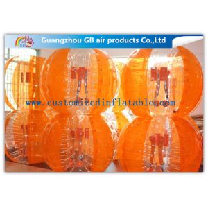 Bright Color Knocker Inflatable Rolling Ball Suit , Inflatable Sumo Ball For