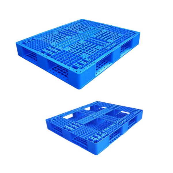 euro plastic pallet for forklift grid deck full perimeter