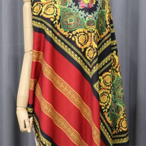 OEM Island Printed Dress Material Fabric 100% Polyester Clothing