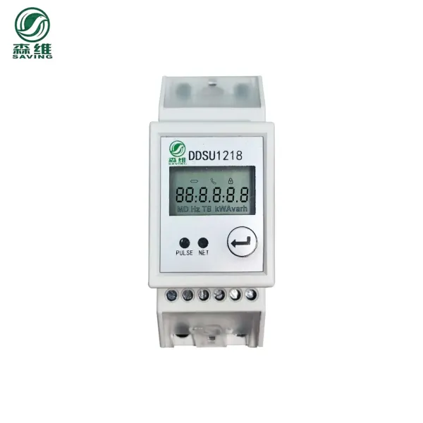 0.3kg lightweight compact 60hz din rail single phase smart energy meter Current