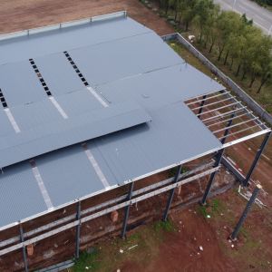 Industrial Steel Structure Building with Hot-Dip Galvanized Frame