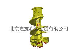 Quality APFDX Double Cut Conical Soil Auger with Rotating Bottom Gate for sale